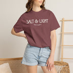 Salt and Light Matthew 5 Bible Verse Shirt Comfort Colors Tee