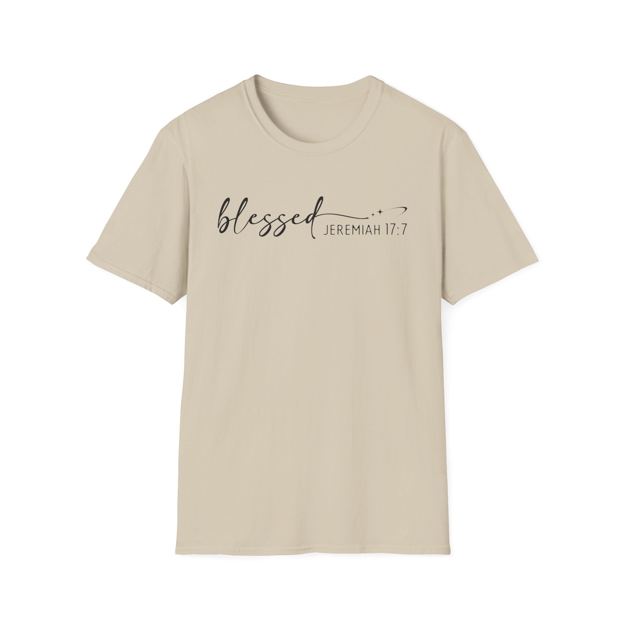 Blessed Jeremiah 17:7 Bible Verse Gildan 64K Tshirt