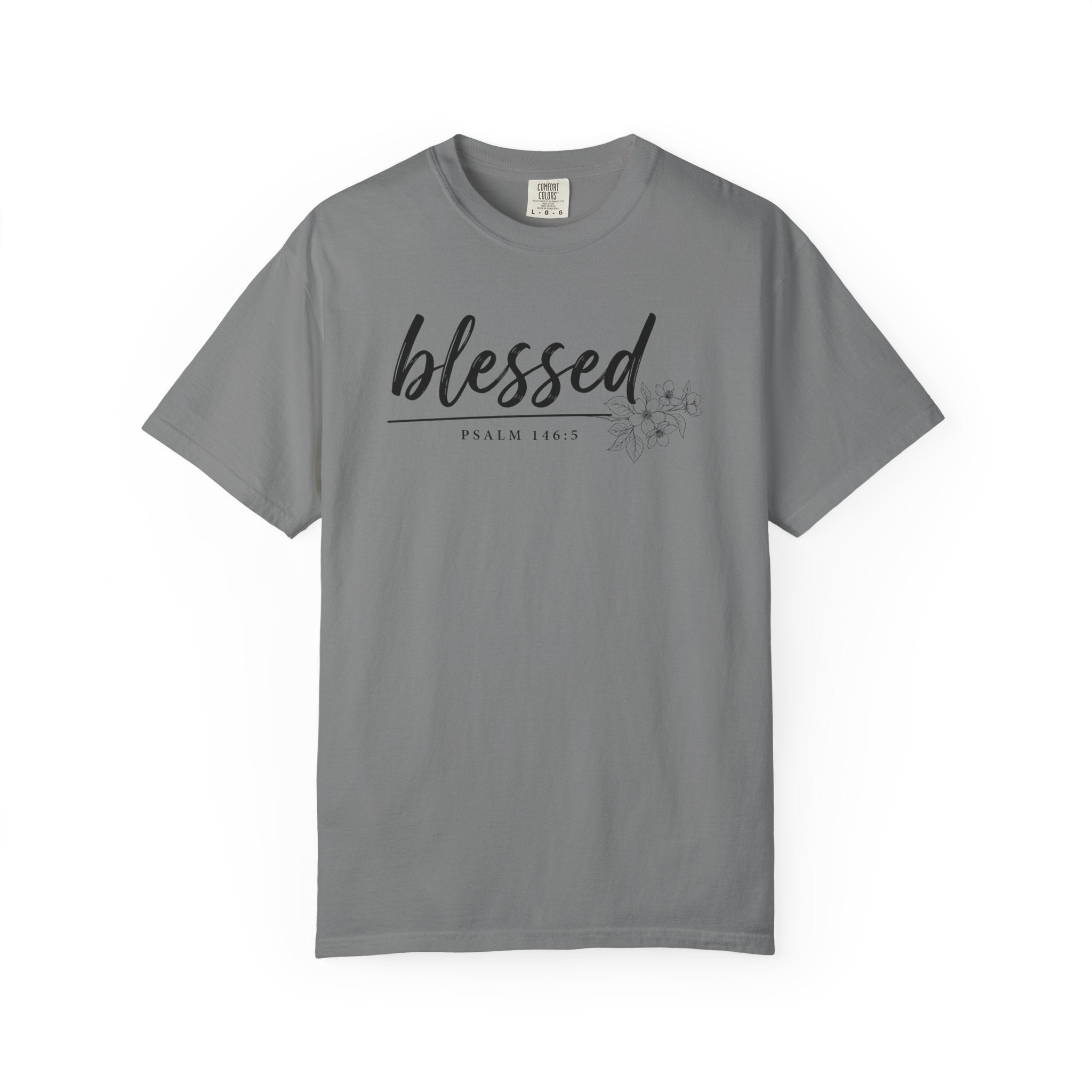 Blessed Floral Comfort Colors Tshirt