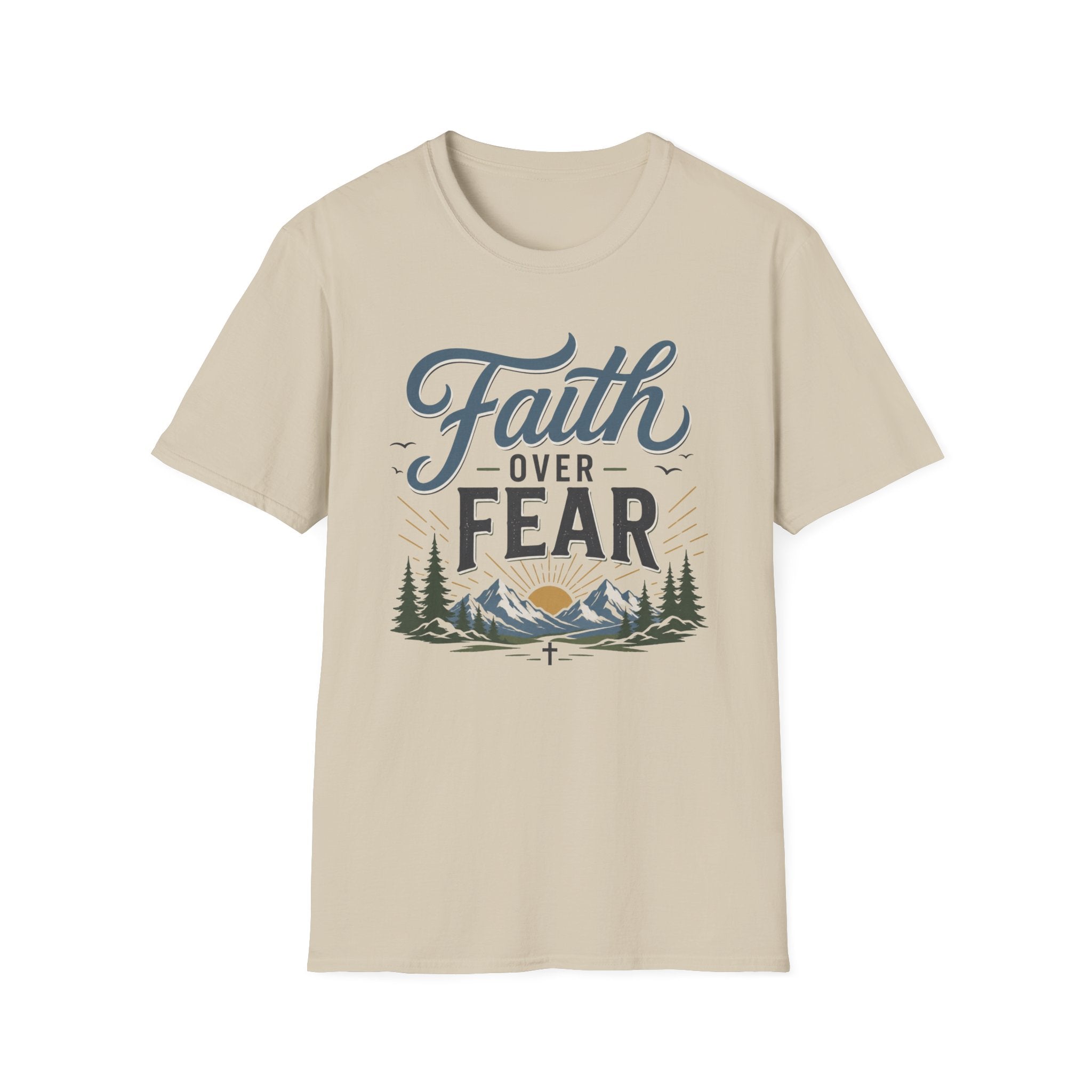 Faith Over Fear Mountain Scene