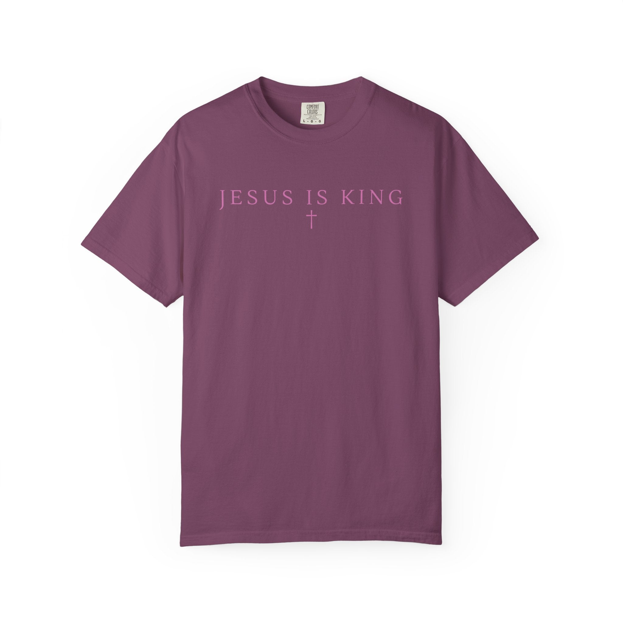 Jesus Is King T-Shirt Minimal Christian Tshirt