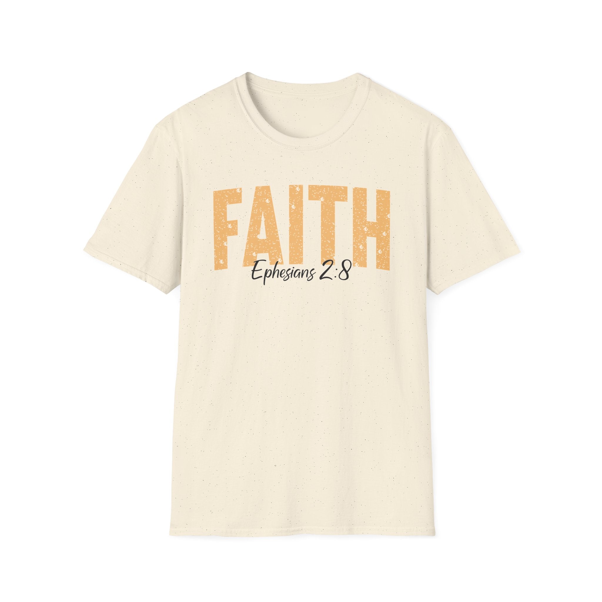 Faith Ephesians 2_8 Bible Verse Shirt Gildan 64000 T-Shirt