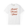 Grateful Thankful Blessed Comfort Colors Tshirt