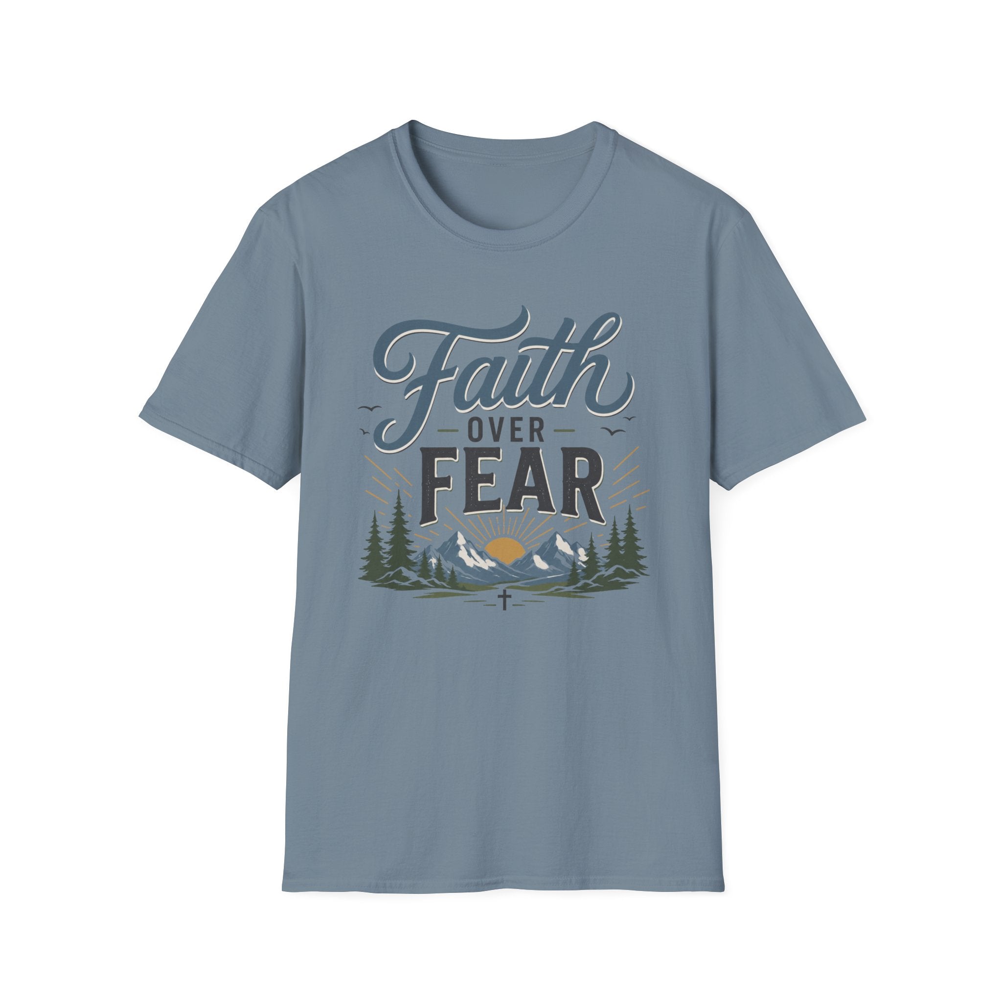 Faith Over Fear Mountain Scene