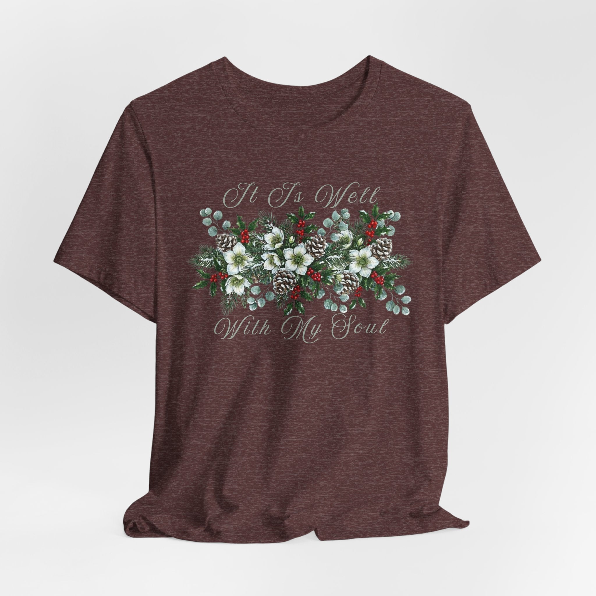 It Is Well With My Soul Christmas Shirt Bella Canvas