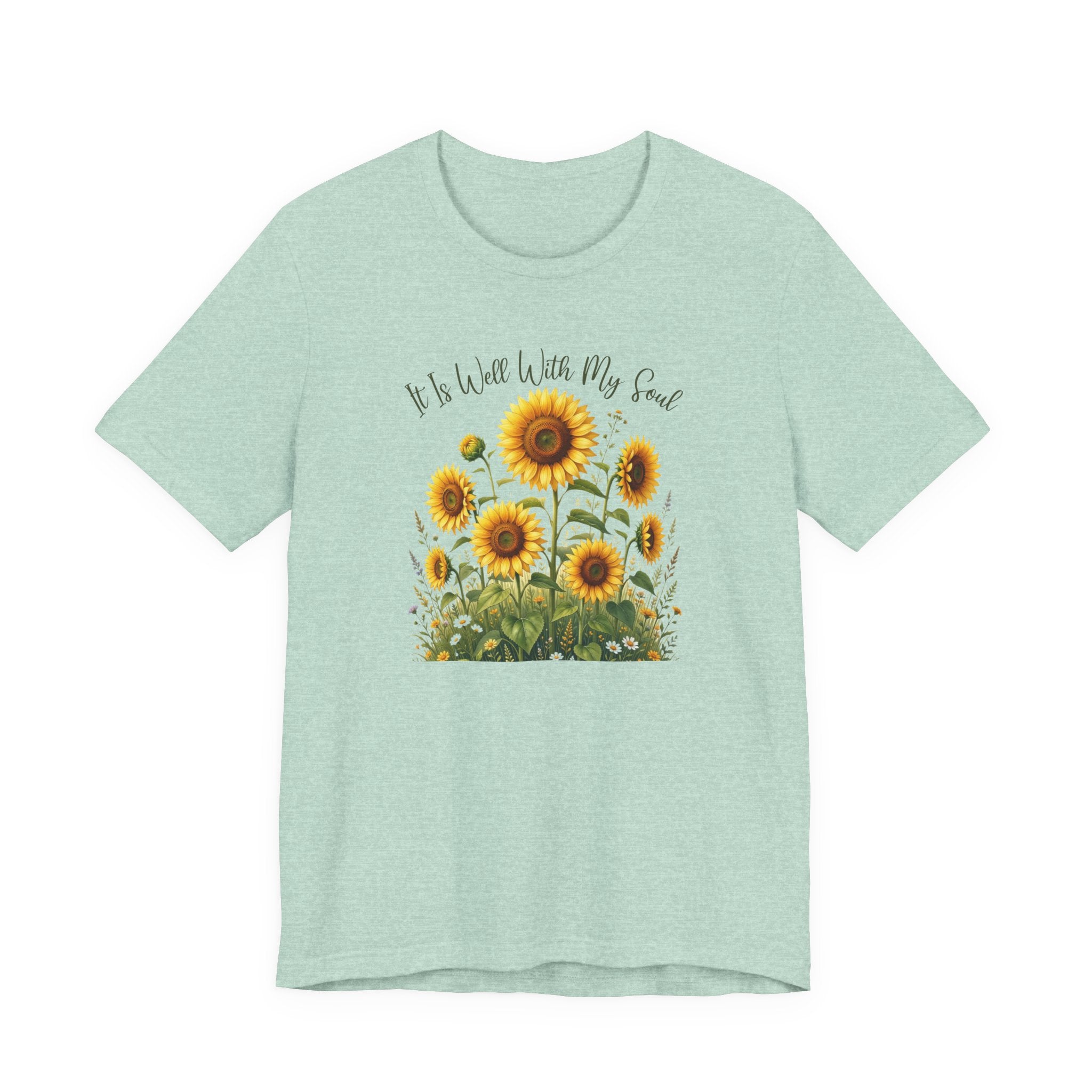 It Is Well With My Soul Bella Canvas 3001 Tshirt