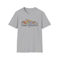 Consider How They Grow Matthew 28_6 Bible Verse Shirt Gildan 64000 T-Shirt