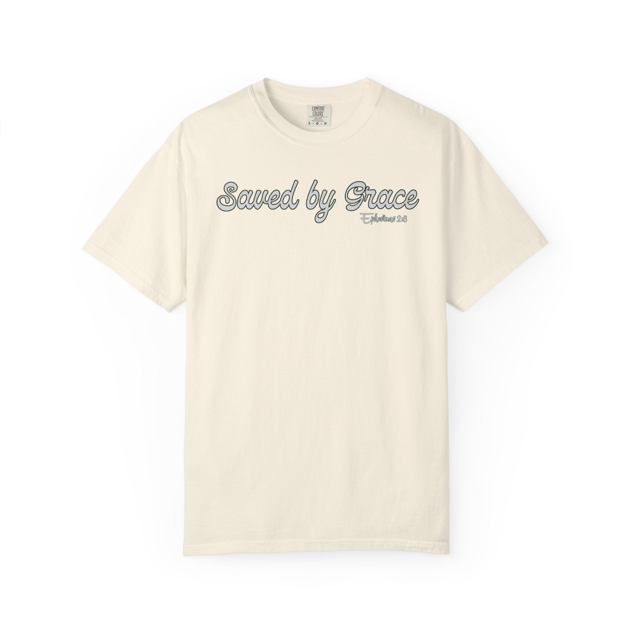 Saved By Grace Ephesians 2 Bible Verse Comfort Colors Tshirt