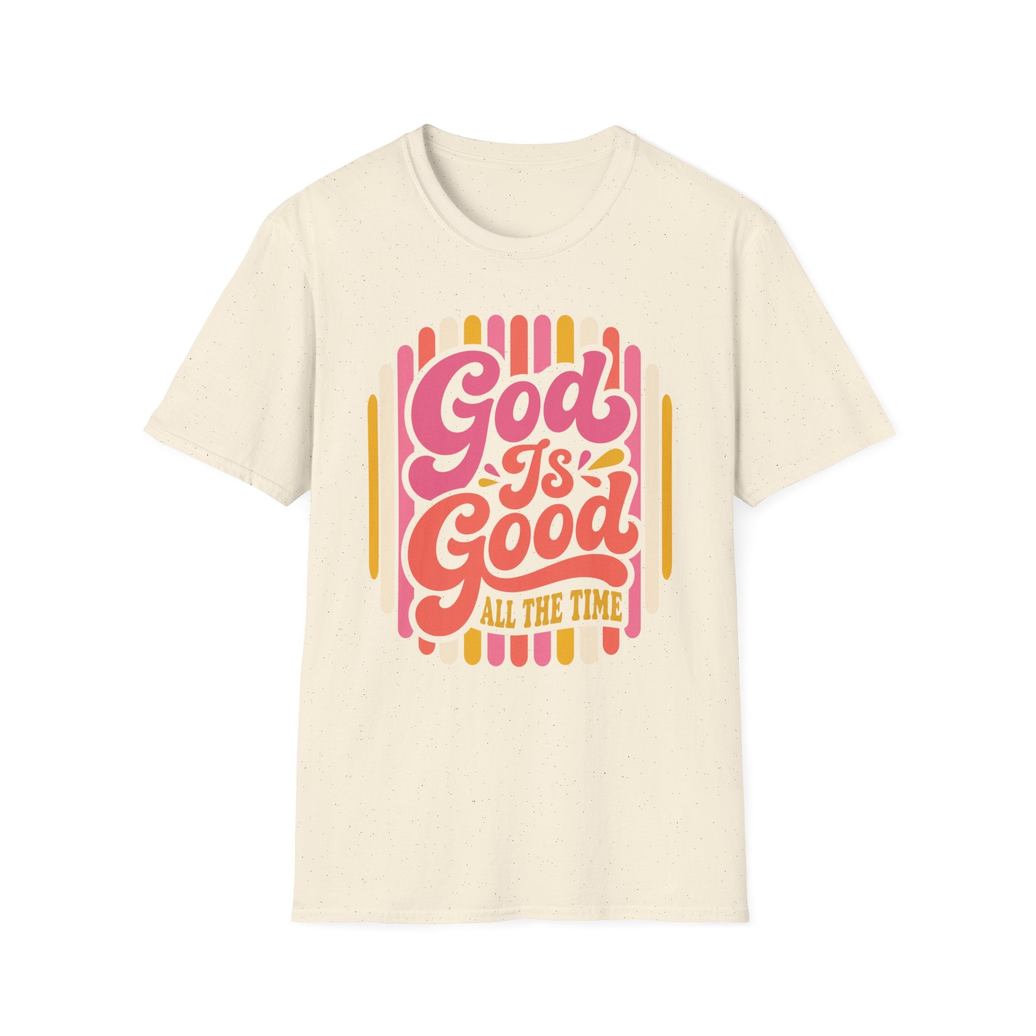 God Is Good All the Time Pink Stripes