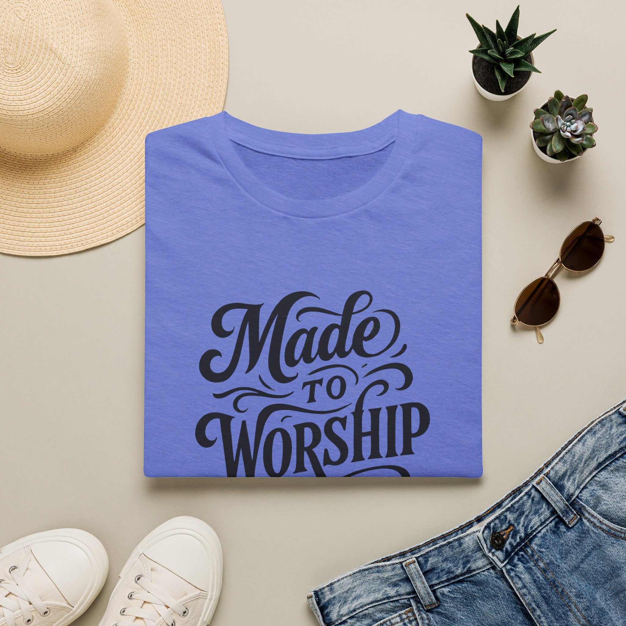 Made to Worship T-Shirt Gildan 64000 T-shirt