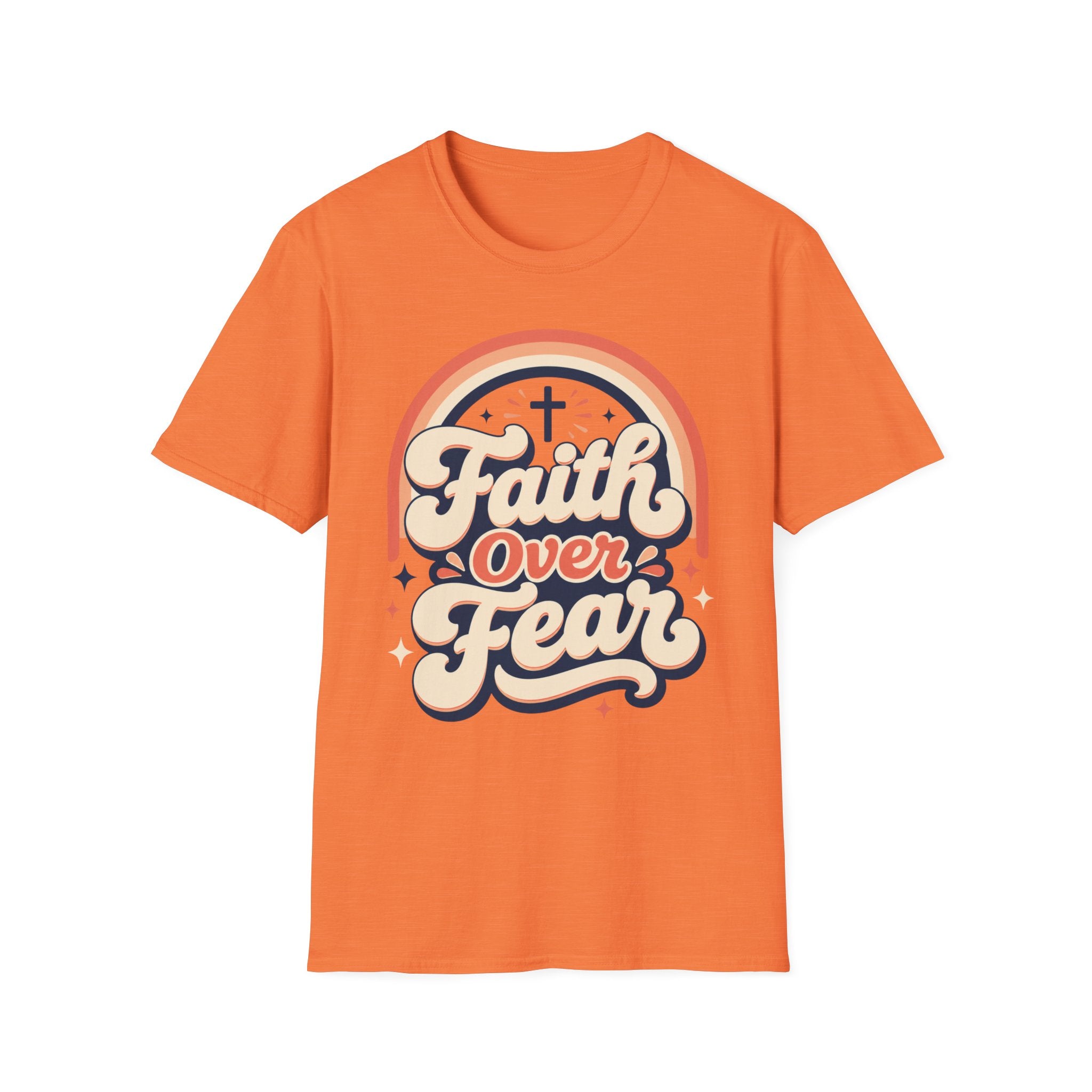 Faith Over Fear Retro Design