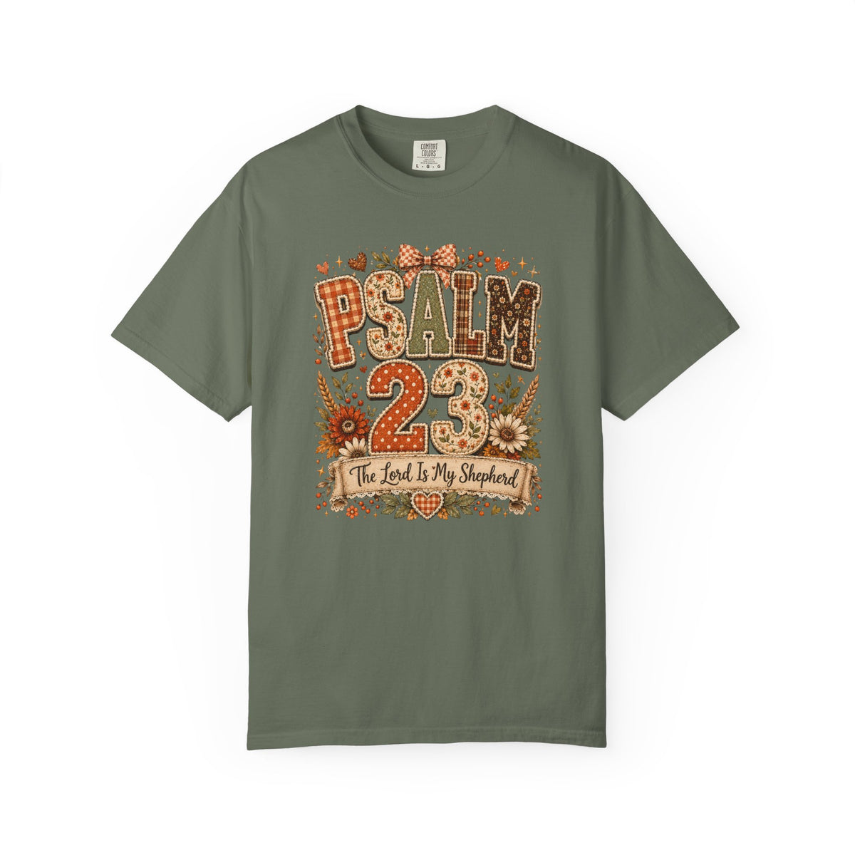 Psalm 23 The Lord Is My Shepherd Fall Tshirt