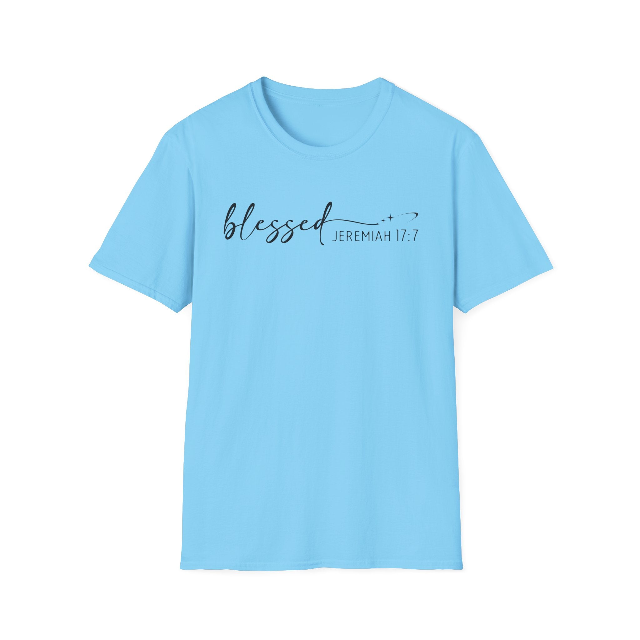 Blessed Jeremiah 17:7 Bible Verse Gildan 64K Tshirt