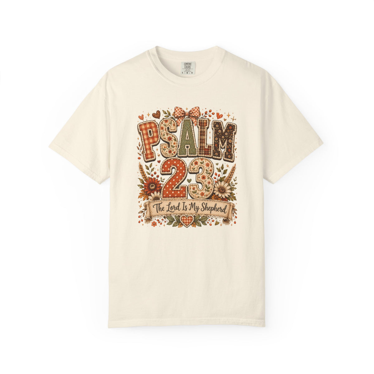 Psalm 23 The Lord Is My Shepherd Fall Tshirt