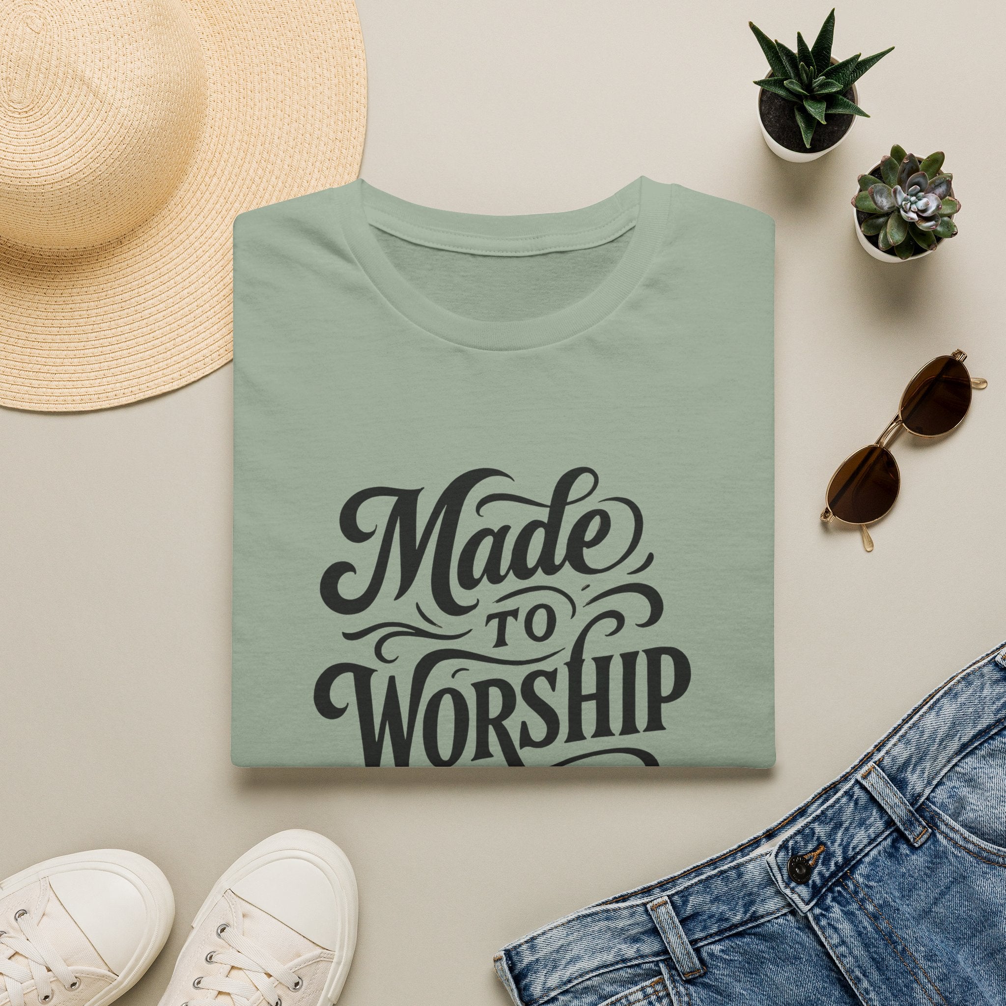 Made to Worship T-Shirt Gildan 64000 T-shirt