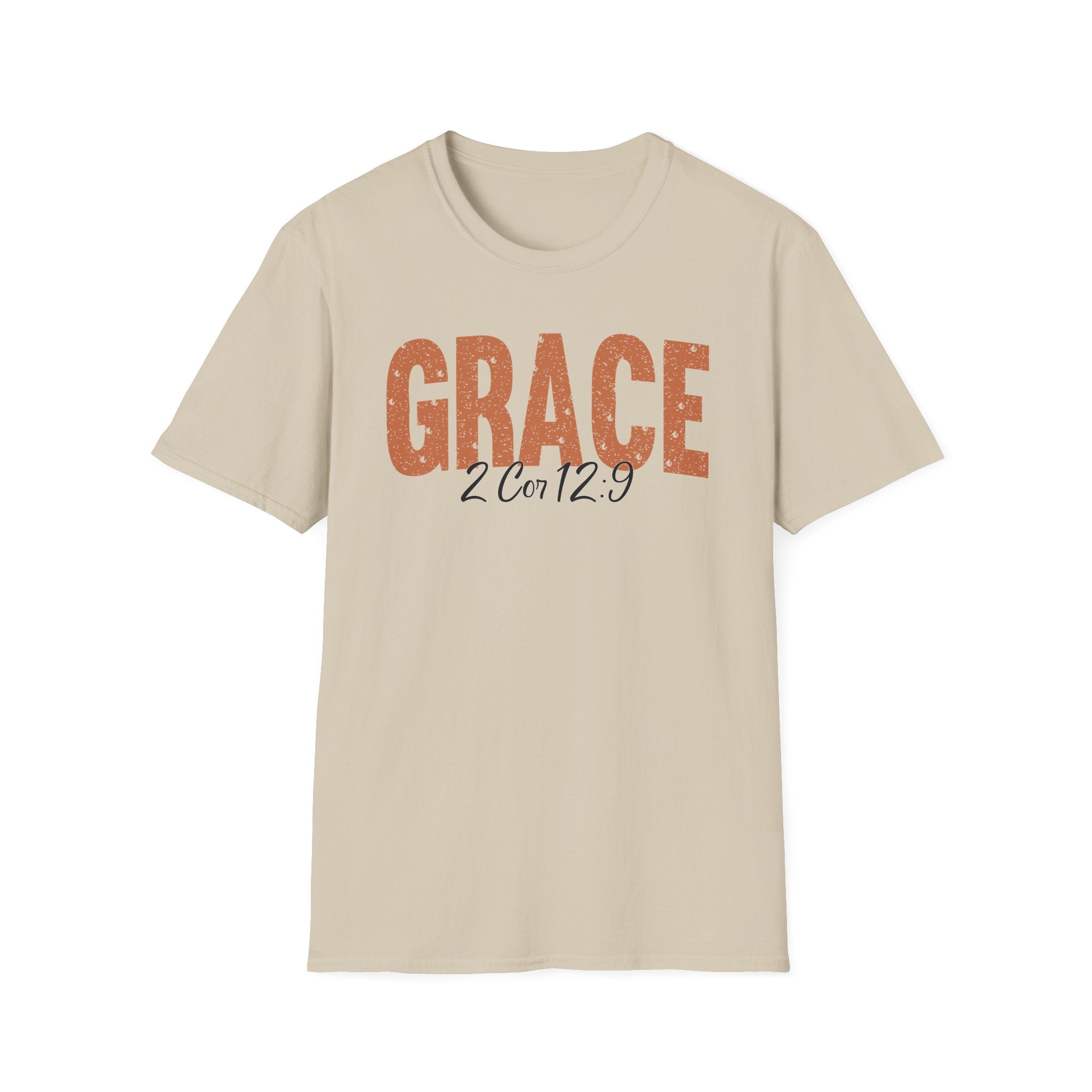 Grace 2 Corinthians 12_9 Bible Verse Shirt Gildan 64000 T-Shirt