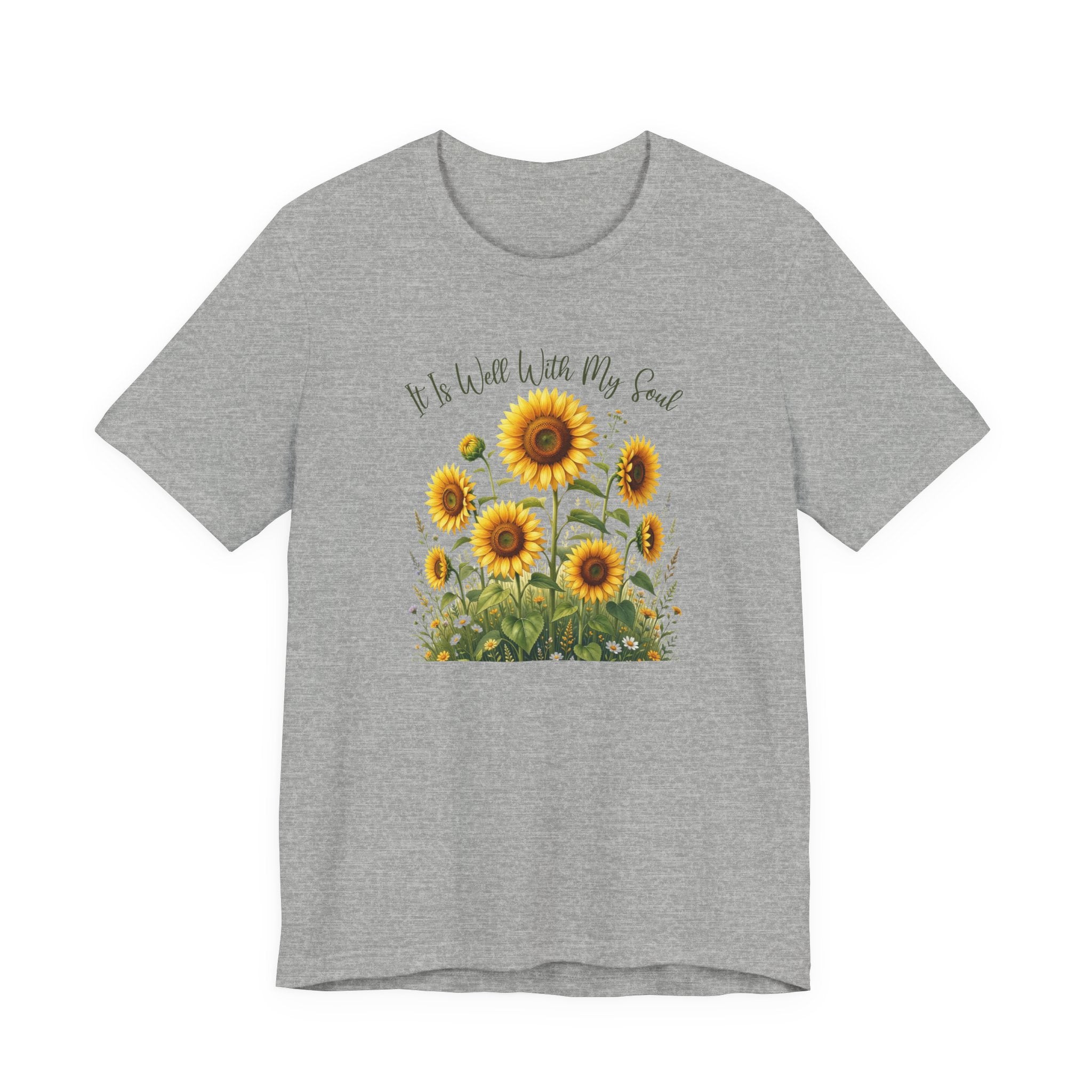 It Is Well With My Soul Bella Canvas 3001 Tshirt