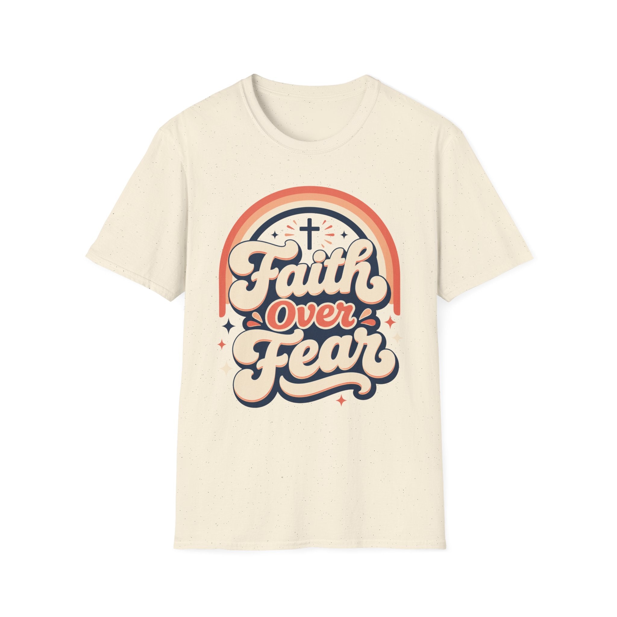 Faith Over Fear Retro Design