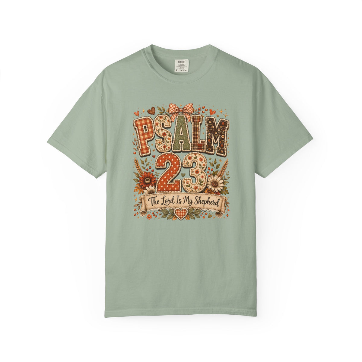 Psalm 23 The Lord Is My Shepherd Fall Tshirt
