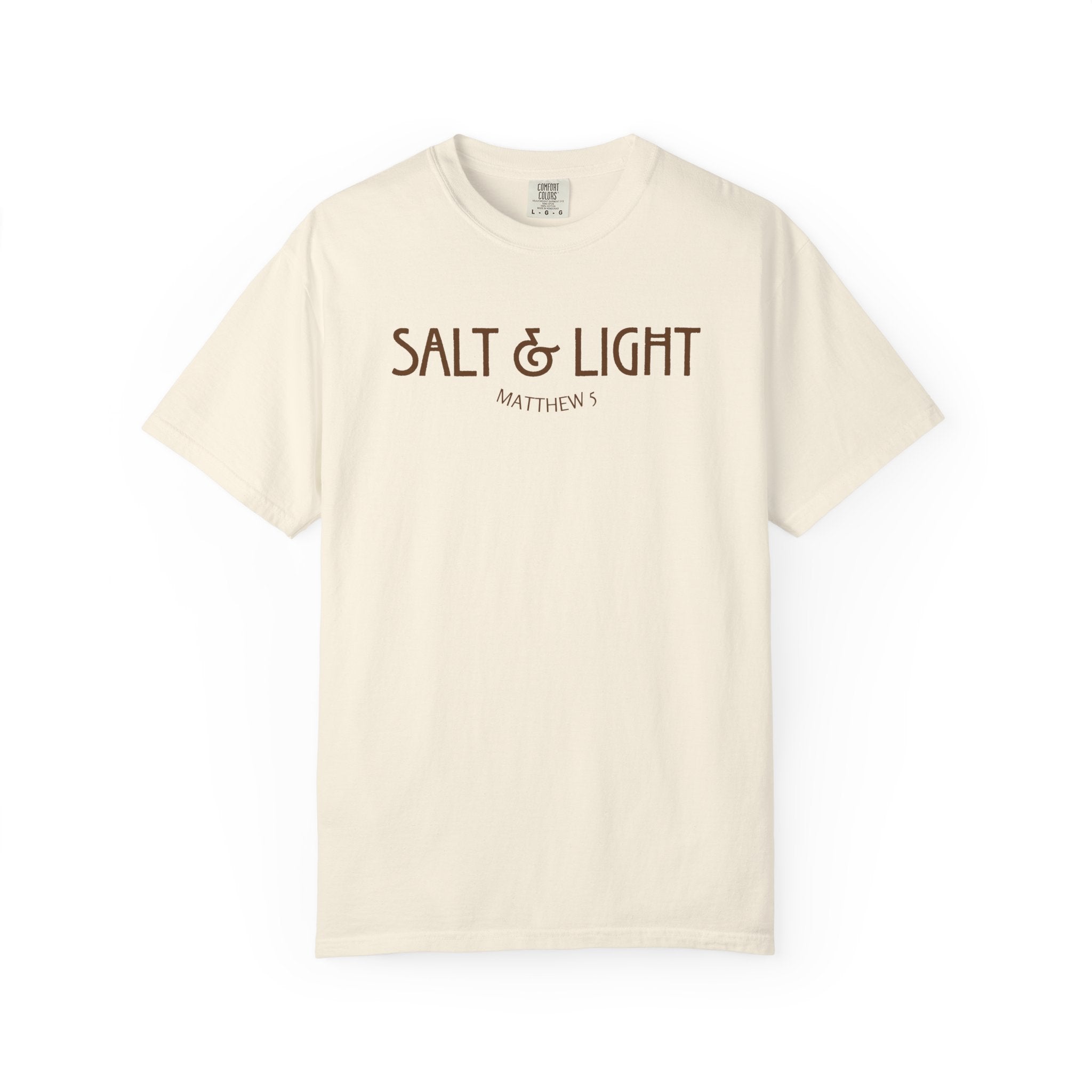 Salt and Light Matthew 5 Bible Verse Shirt Comfort Colors T-shirt