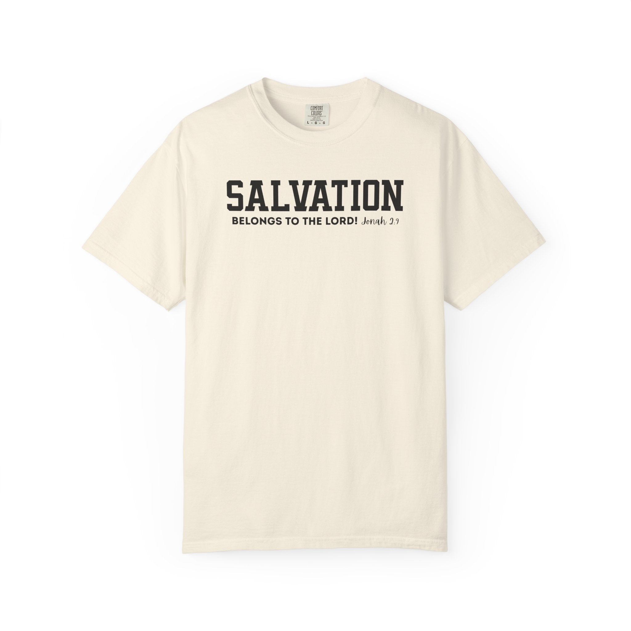 Whale Come Aboard We're Doing God's Will Today Jonah 2_9 Bible Verse Shirt Comfort Colors 1717