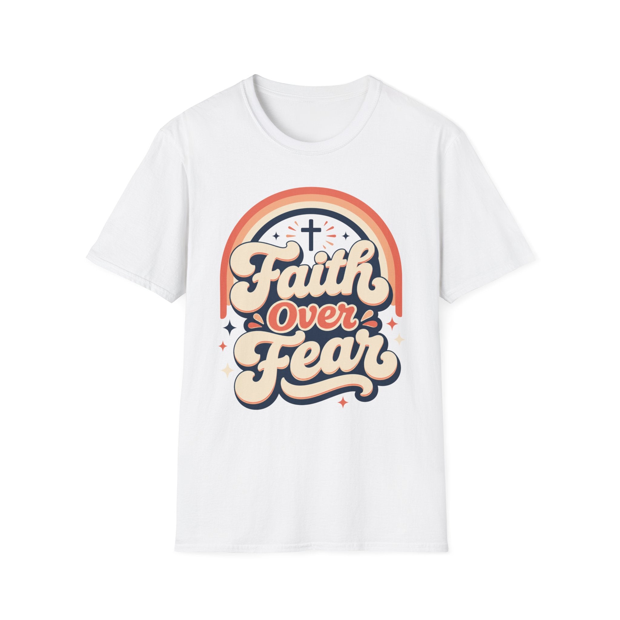 Faith Over Fear Retro Design