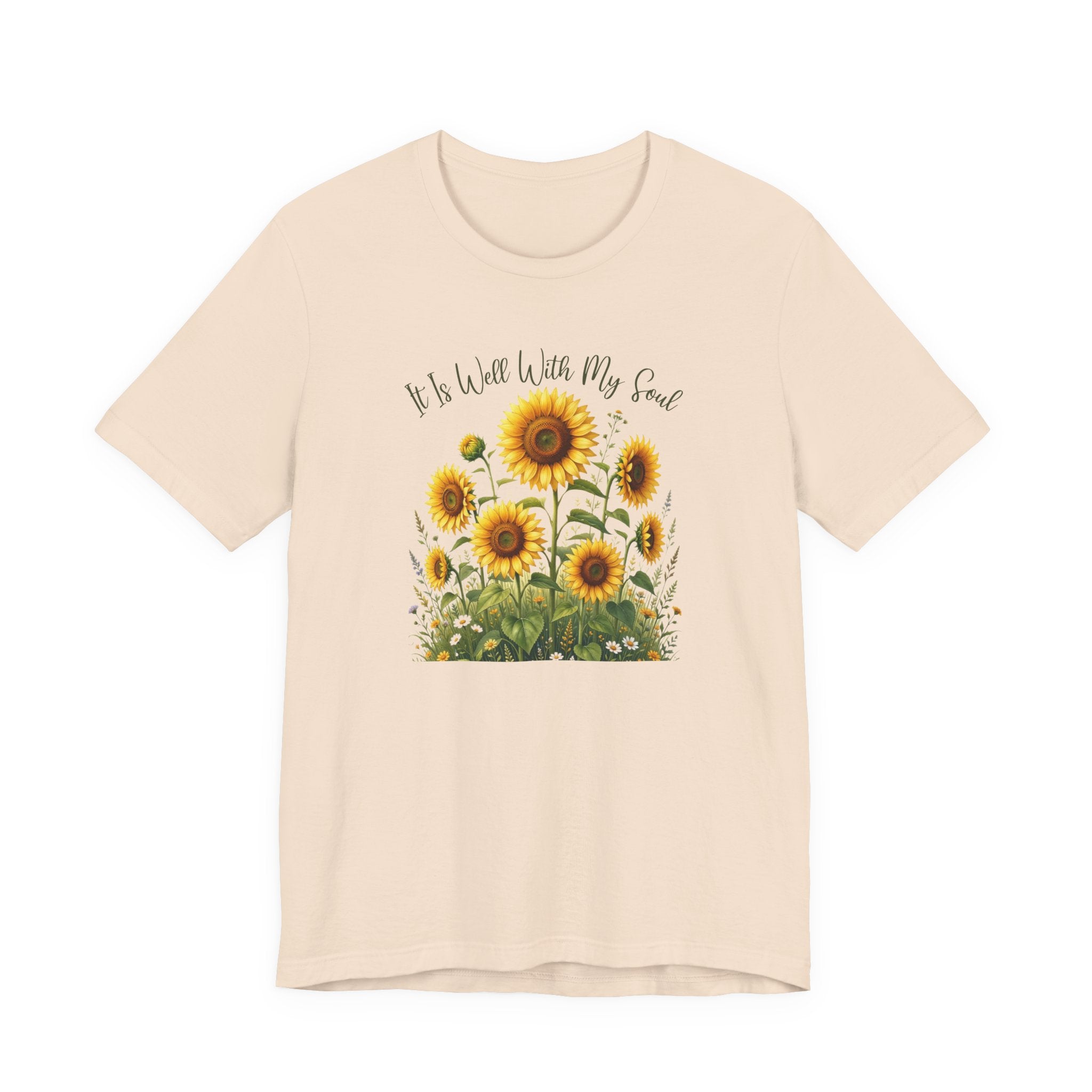 It Is Well With My Soul Bella Canvas 3001 Tshirt