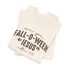 Are You Fall-O-Ween Jesus Matthew 4:19 Bible Verse Shirt - Bella Canvas 3001
