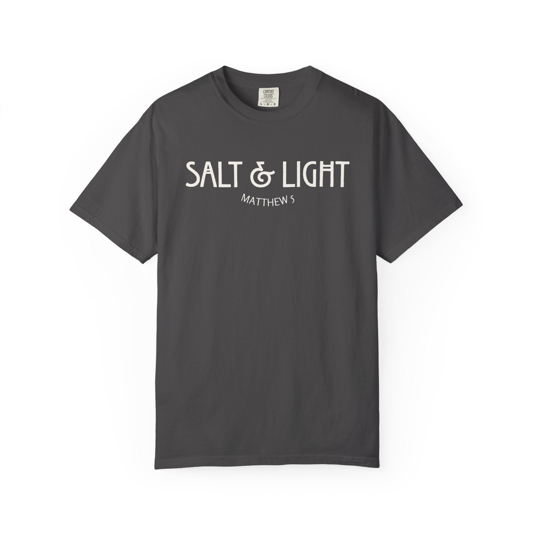 Salt and Light Matthew 5 Bible Verse Shirt Comfort Colors Tee