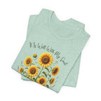 It Is Well With My Soul Bella Canvas 3001 Tshirt
