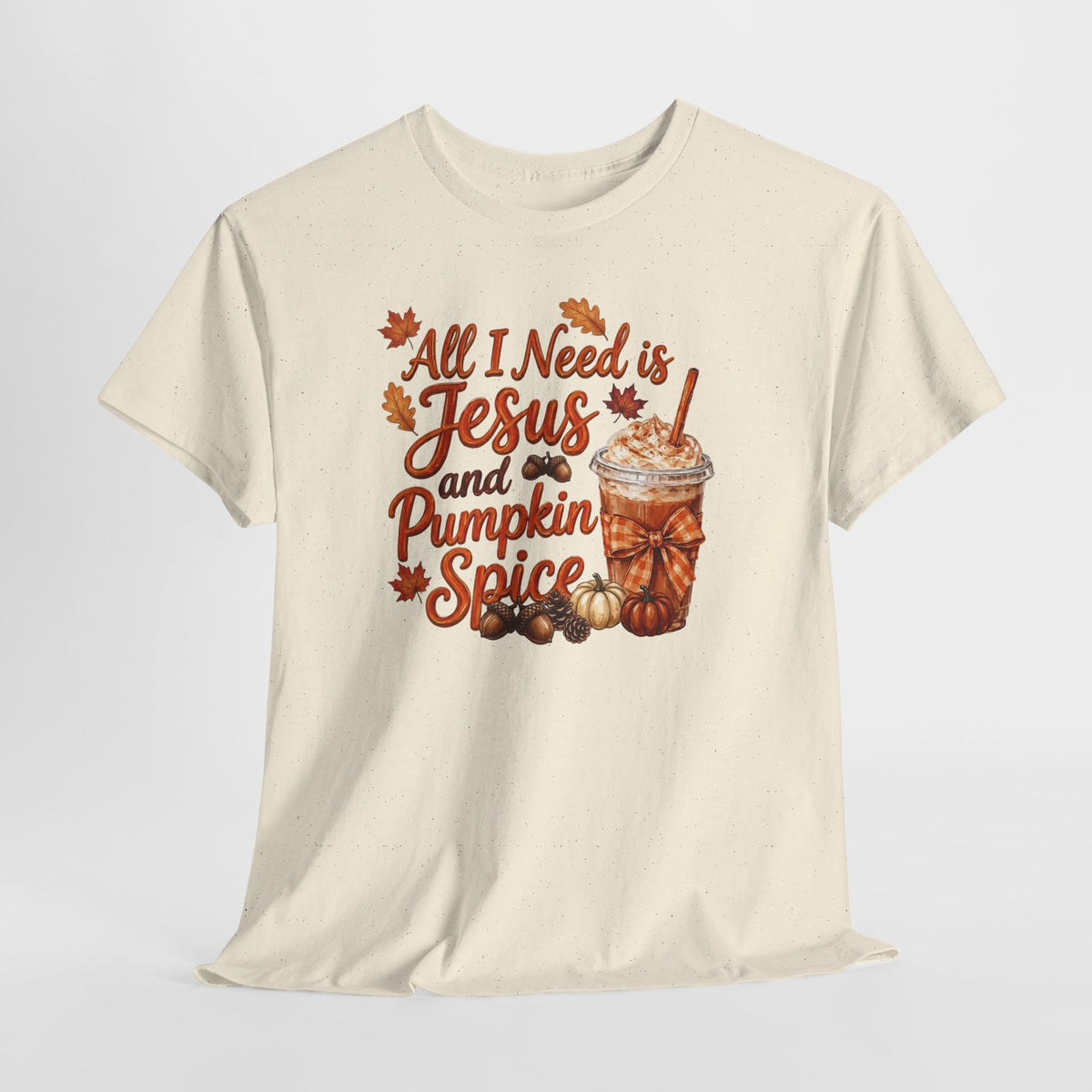 All I Need Is Jesus and Pumpkin Spice - Gildan 5k Tshirt