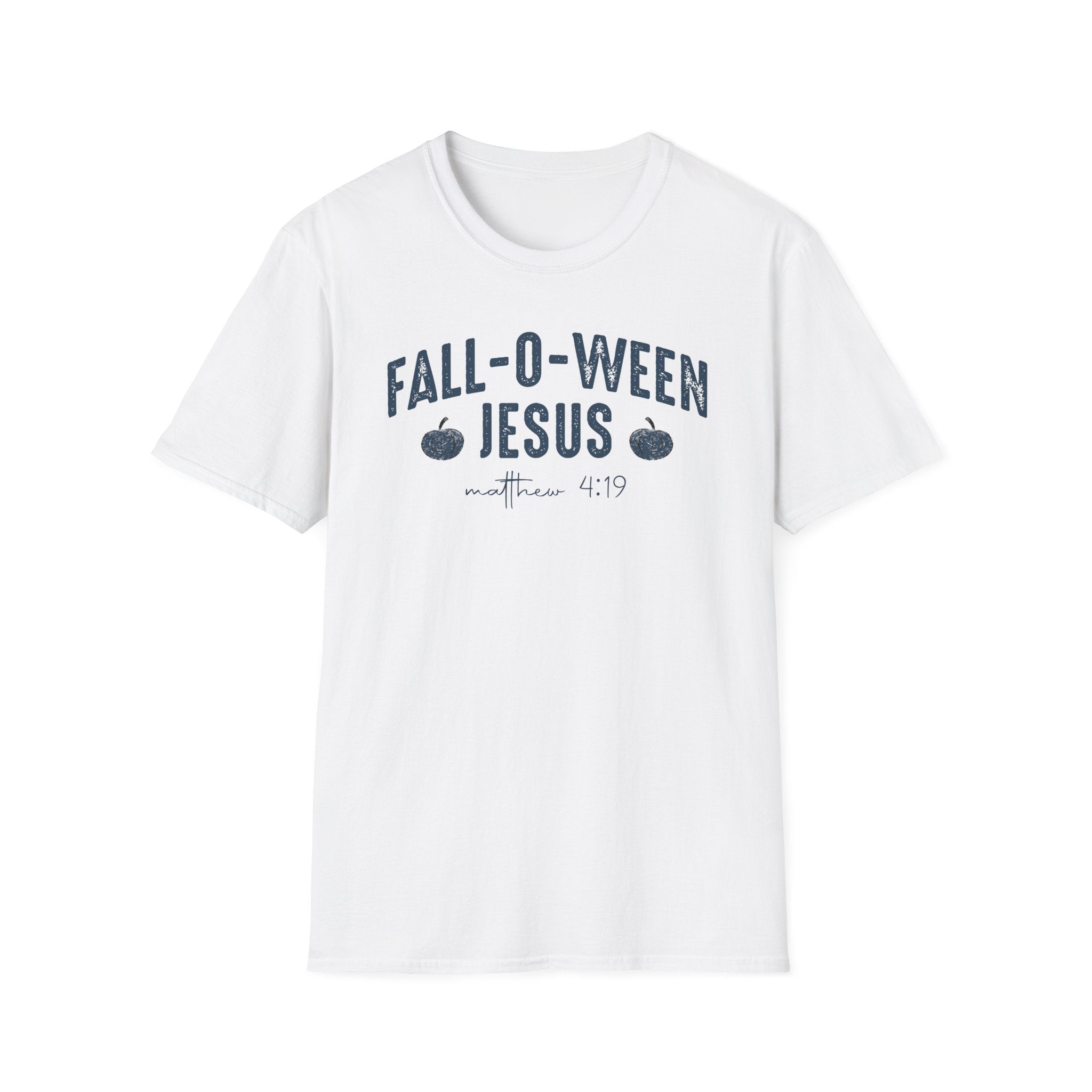Fall-O-Ween Jesus Bible Verse Shrit Gildan 64000 T-Shirt
