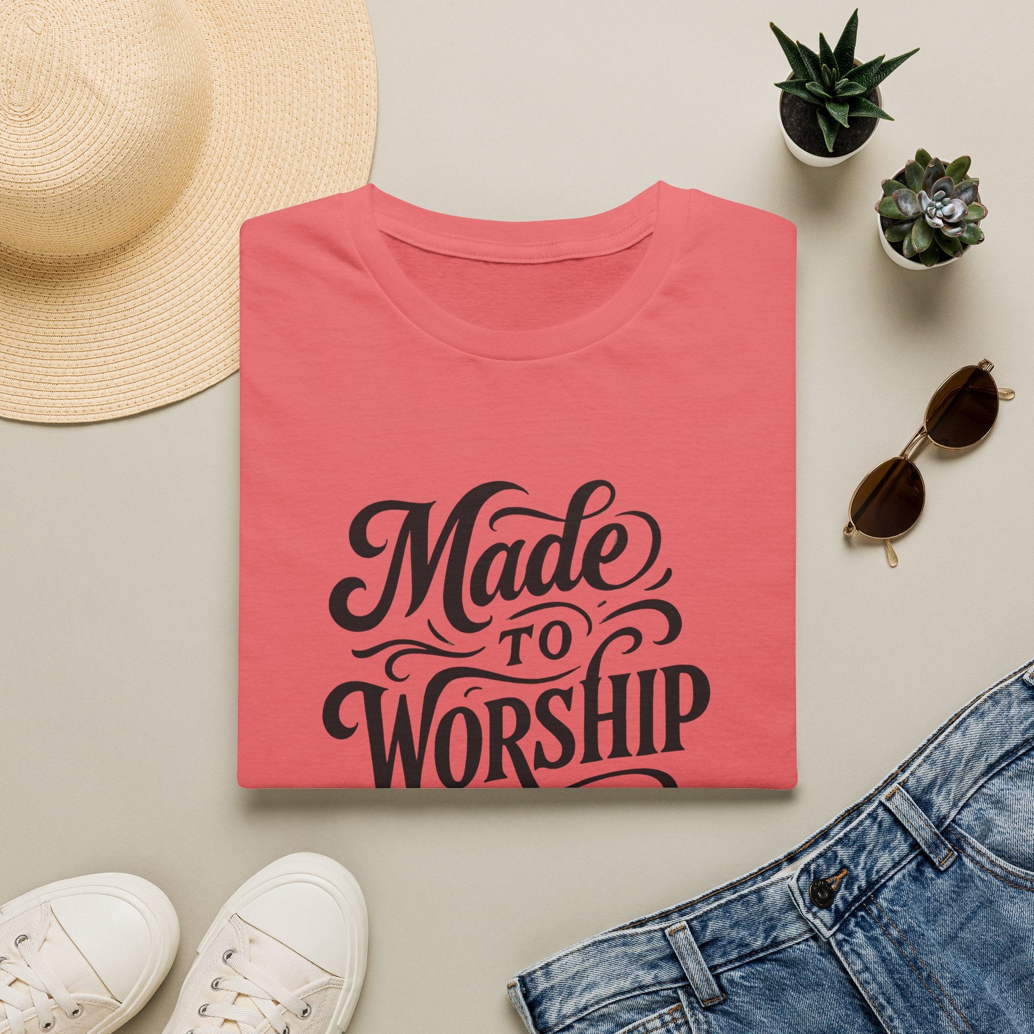 Made to Worship T-Shirt Gildan 64000 T-shirt