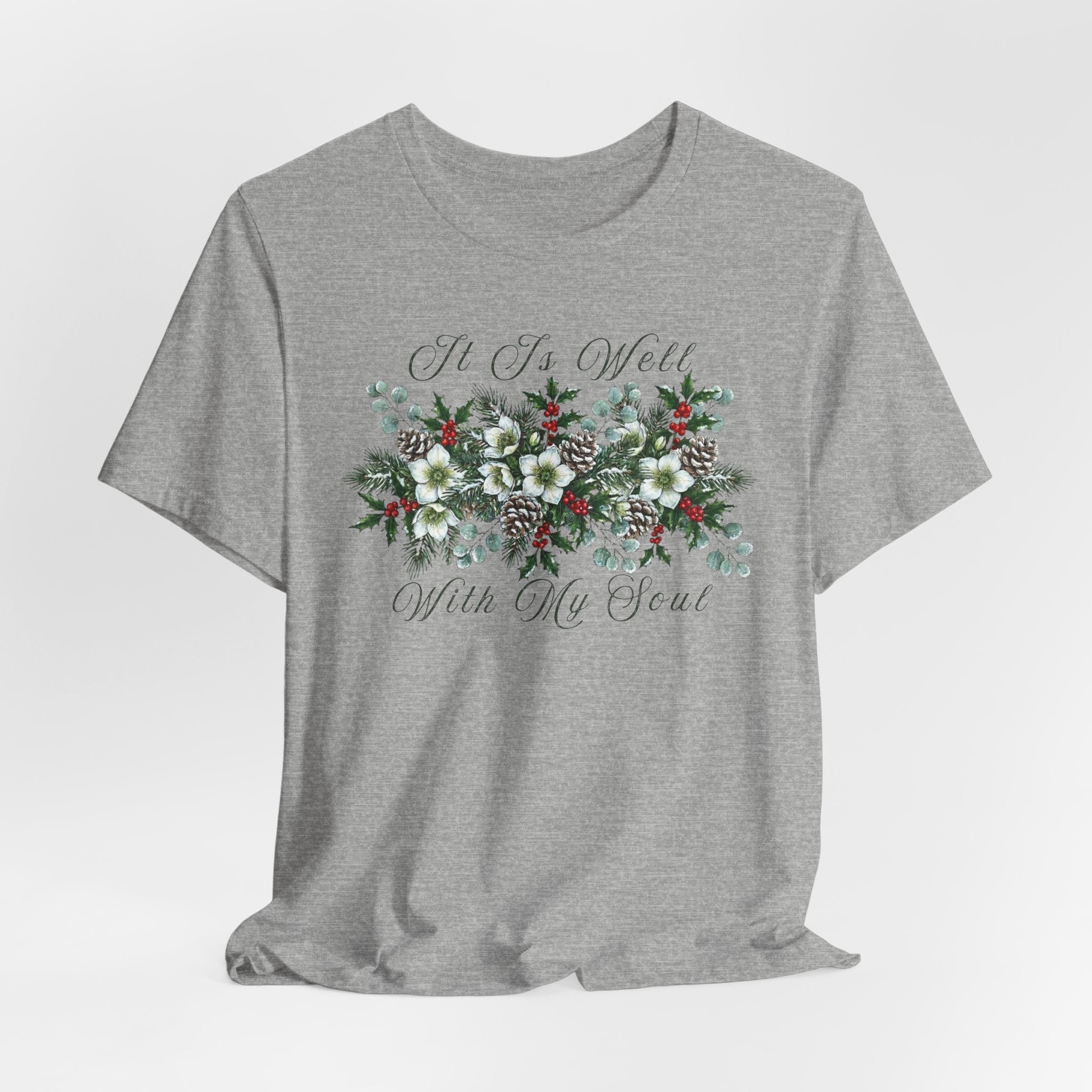 It Is Well With My Soul Christmas Shirt Bella Canvas 3001 Tshirt