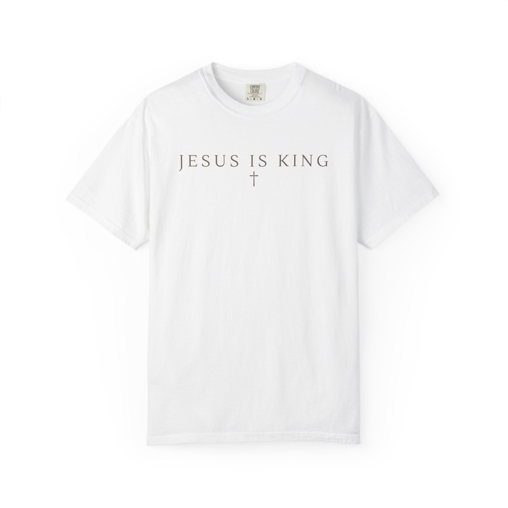 Jesus Is King T-Shirt Minimal Christian Tshirt