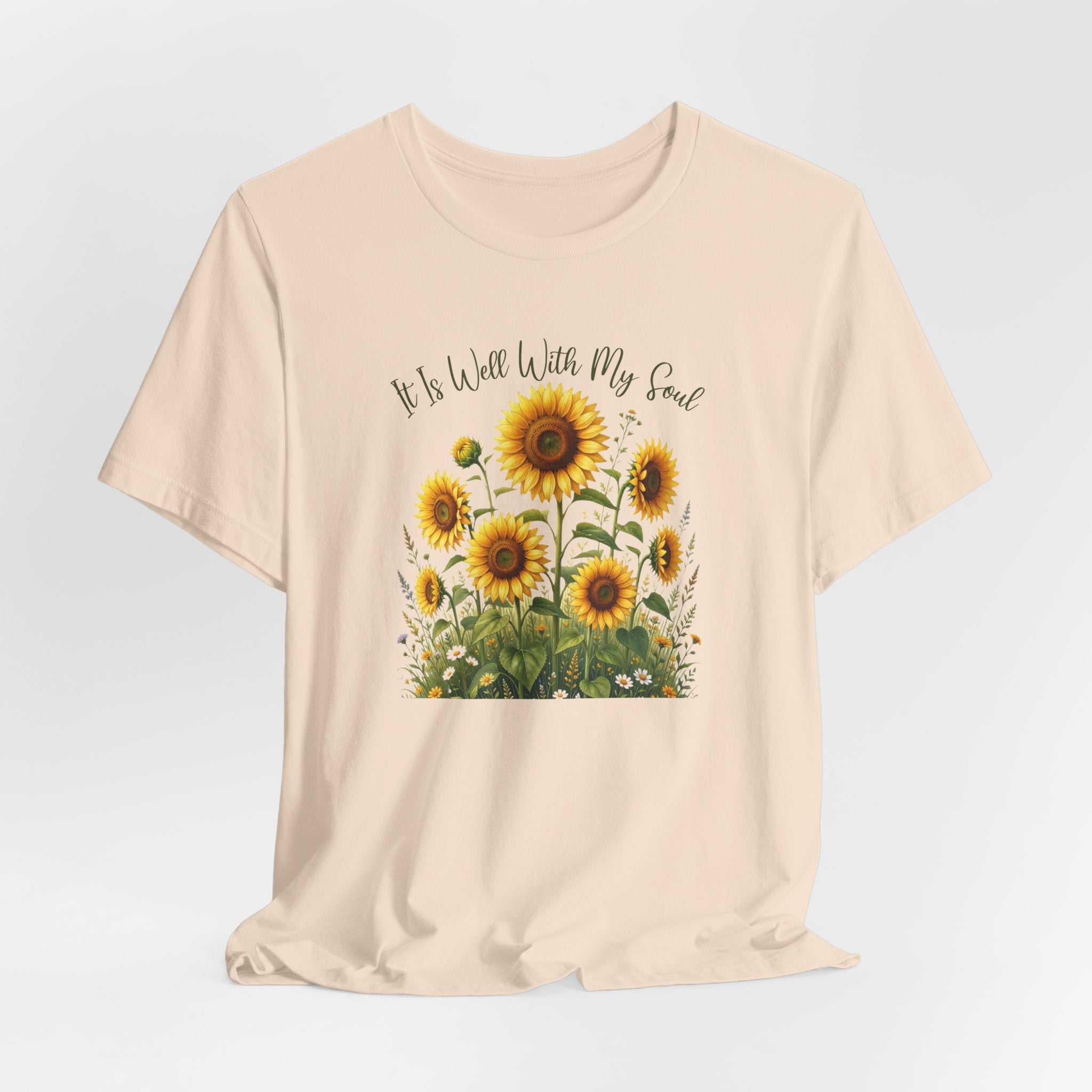 It Is Well With My Soul Bella Canvas 3001 Tshirt