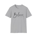 Believe On The Lord Jesus Christ Bible Verse Gildan 64K T-shirt