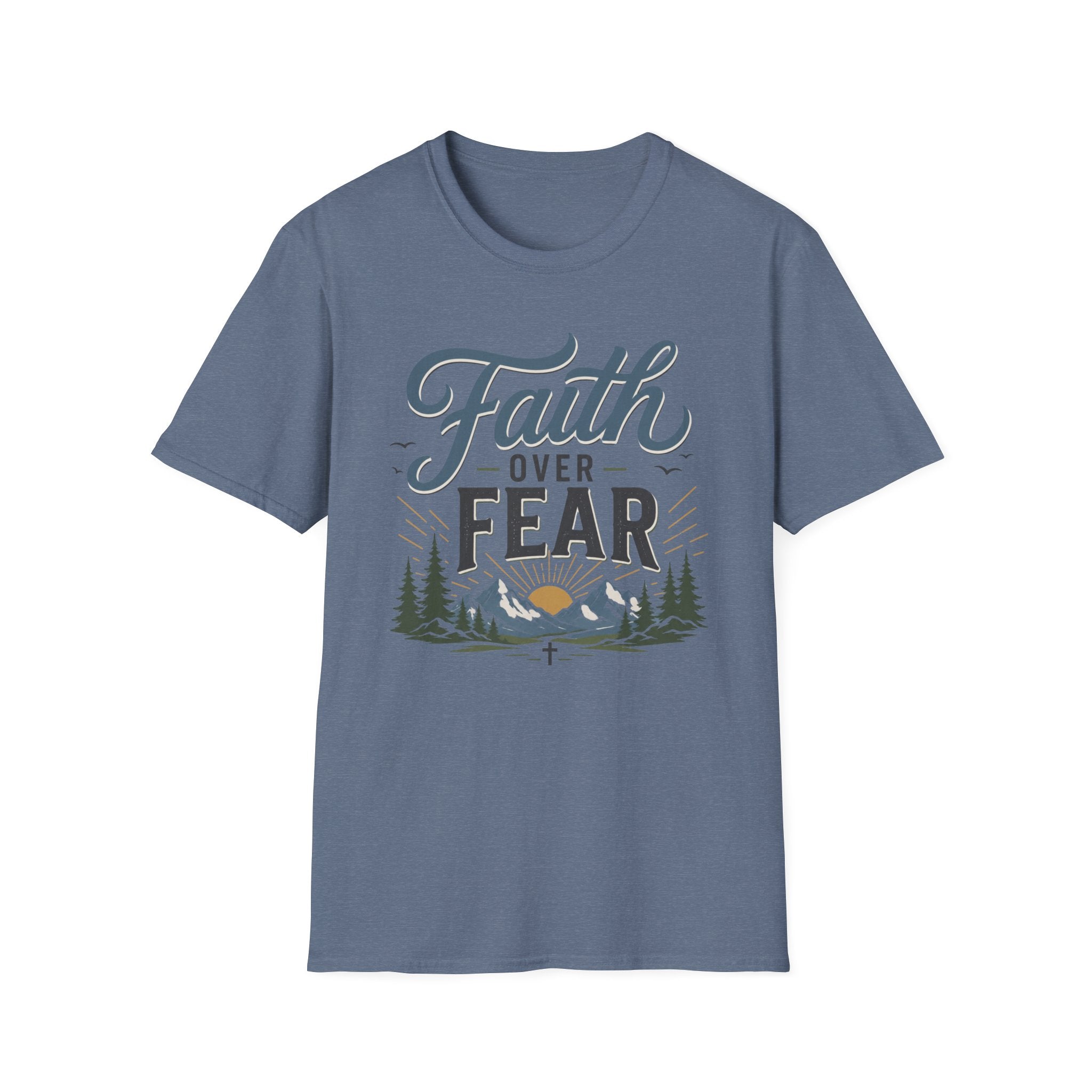 Faith Over Fear Mountain Scene