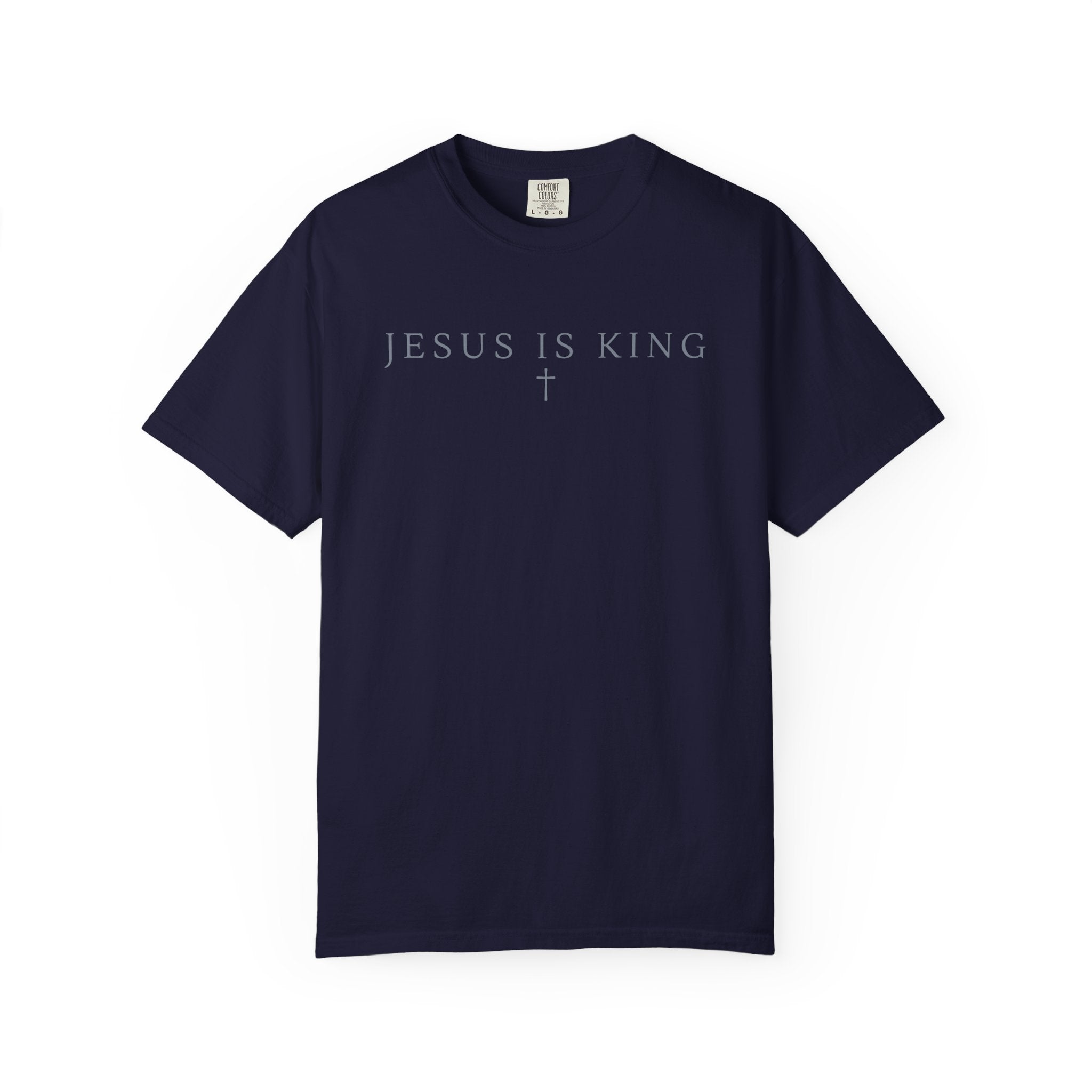 Jesus Is King T-Shirt Minimal Christian Tshirt