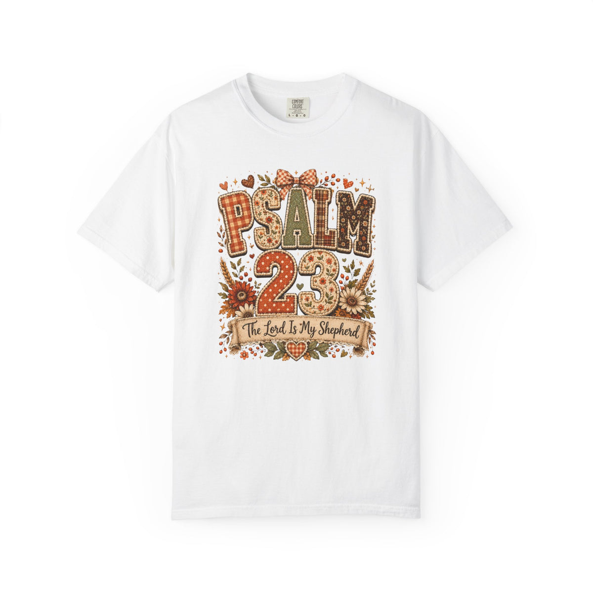 Psalm 23 The Lord Is My Shepherd Fall Tshirt