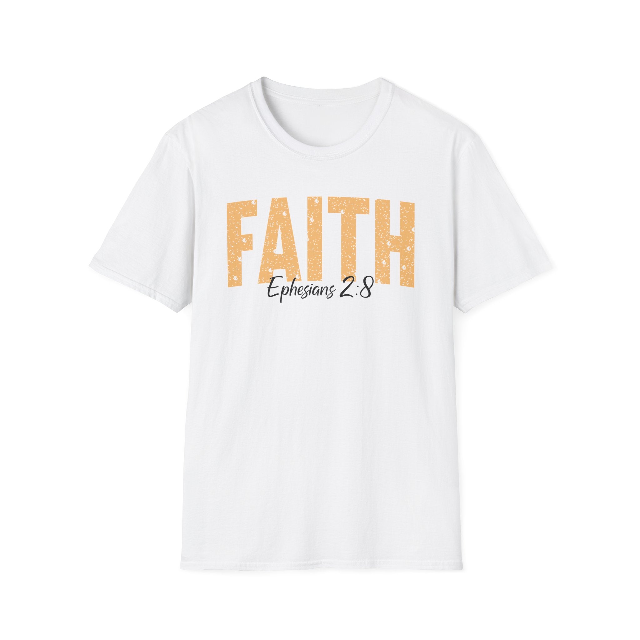 Faith Ephesians 2_8 Bible Verse Shirt Gildan 64000 T-Shirt