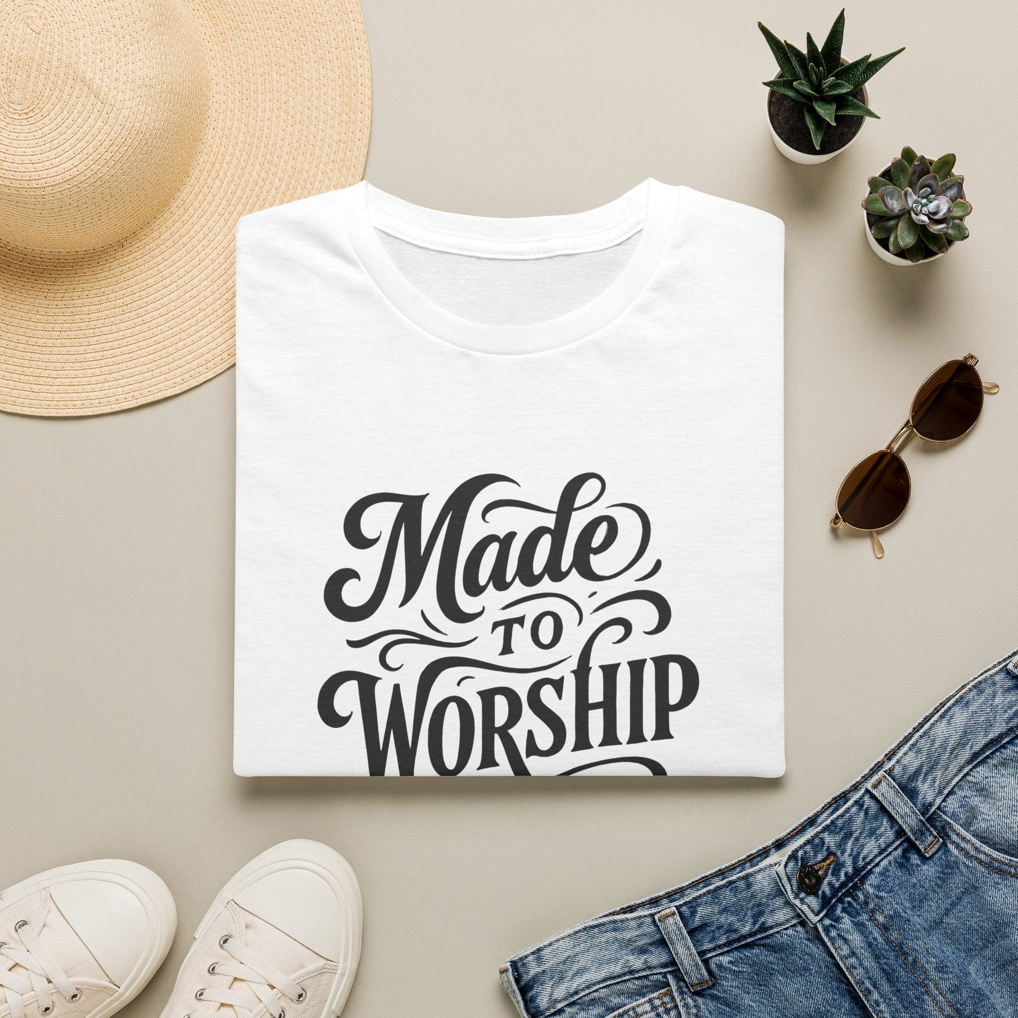 Made to Worship T-Shirt Gildan 64000 T-shirt
