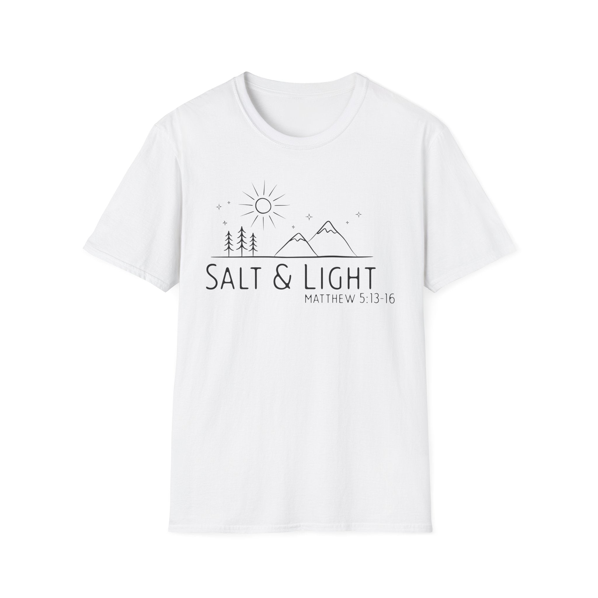 Salt and Light Matthew 5 Bible Verse Tshirt