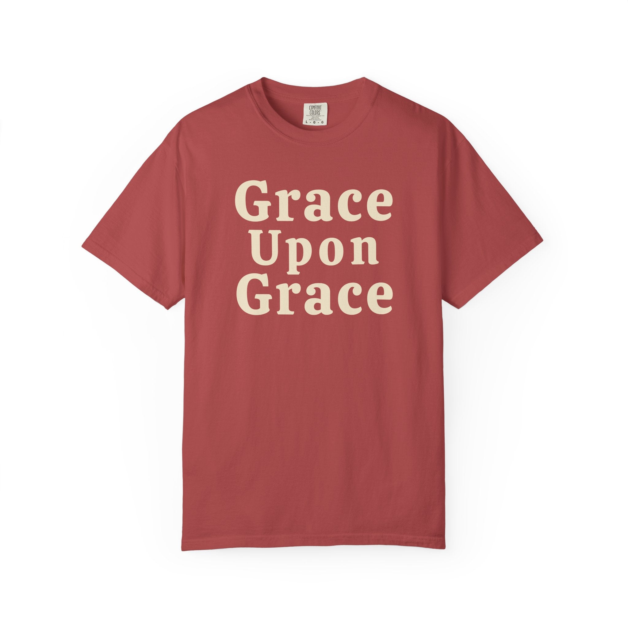 Grace Upon Grace T-Shirt — Inspirational Christian Faith Tee