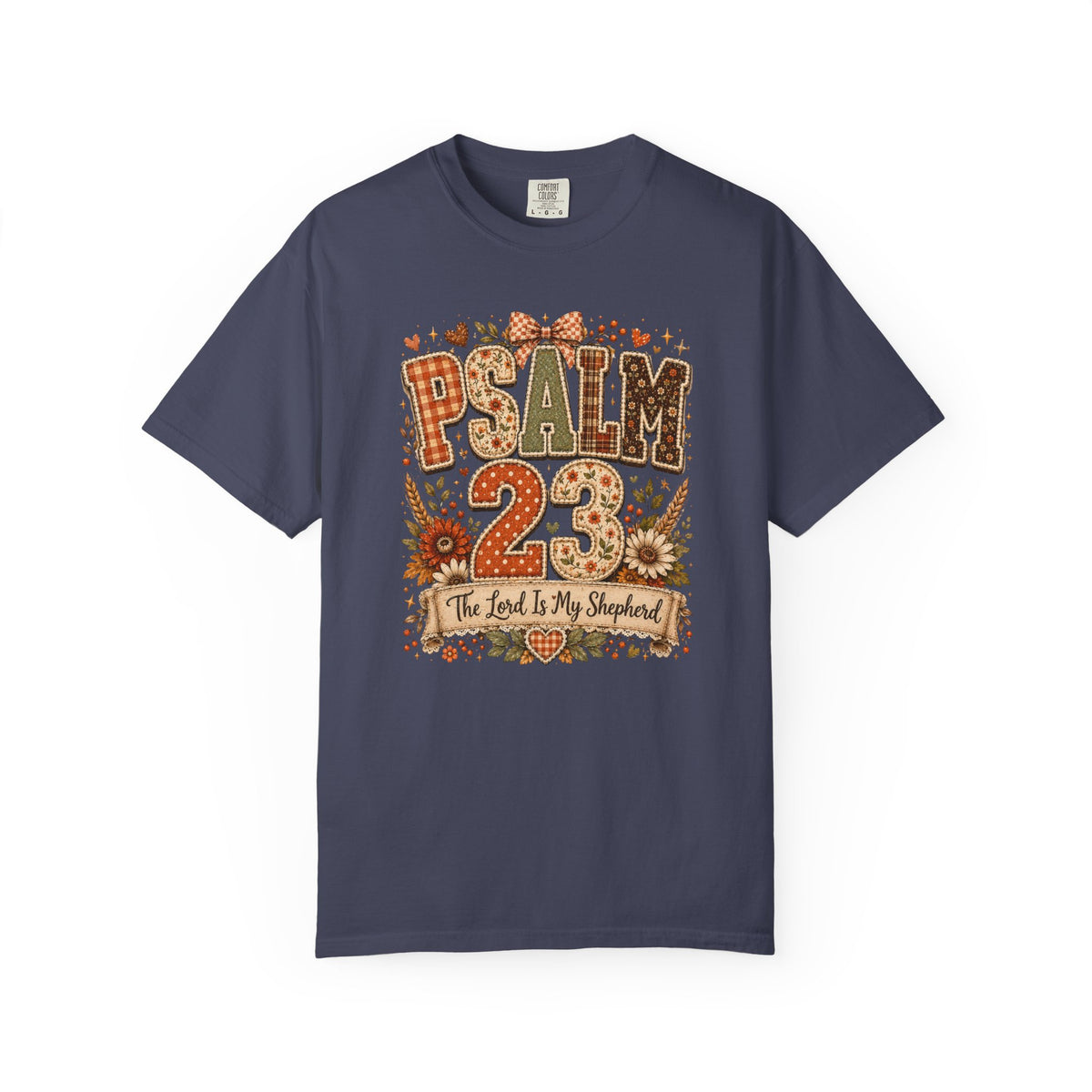 Psalm 23 The Lord Is My Shepherd Fall Tshirt