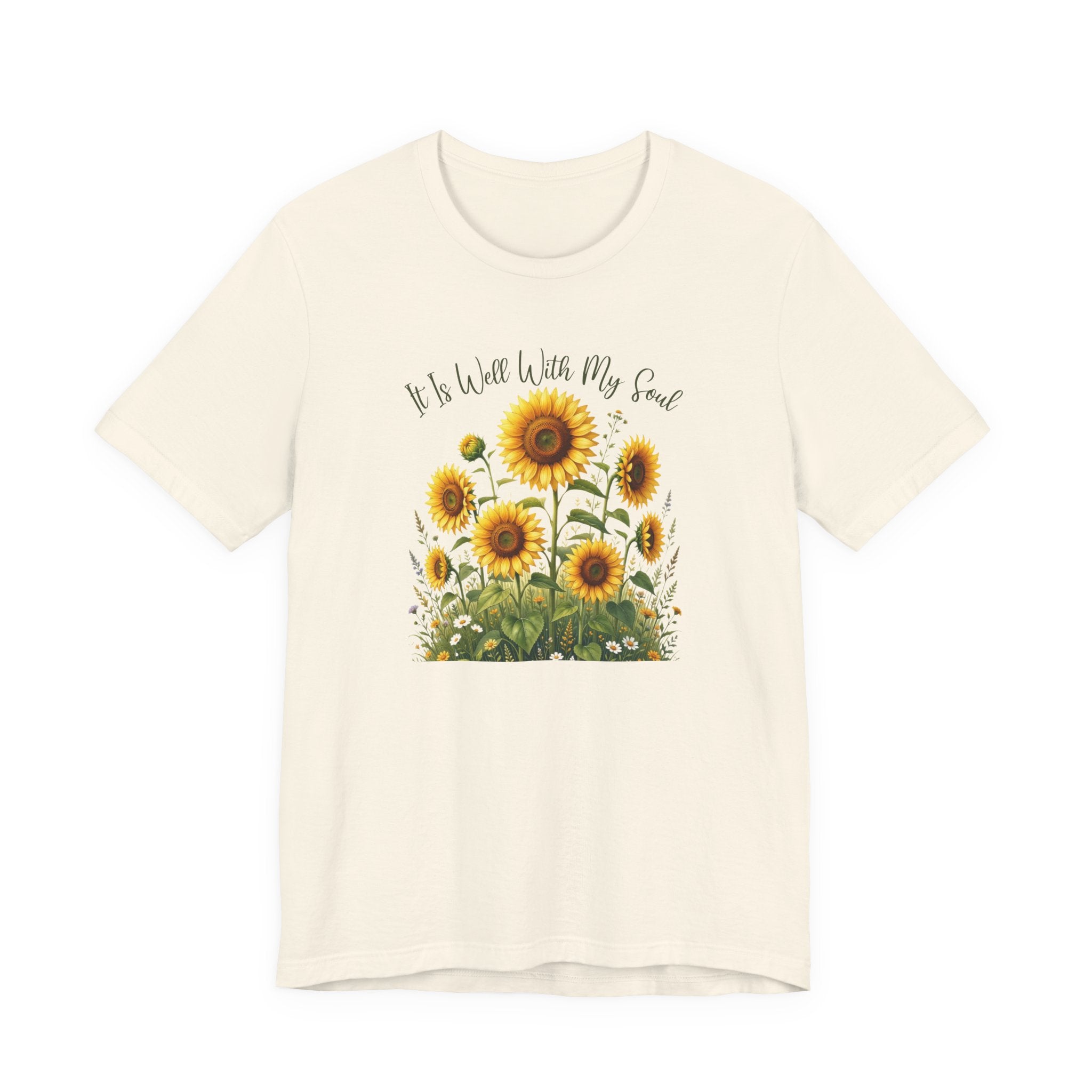It Is Well With My Soul Bella Canvas 3001 Tshirt