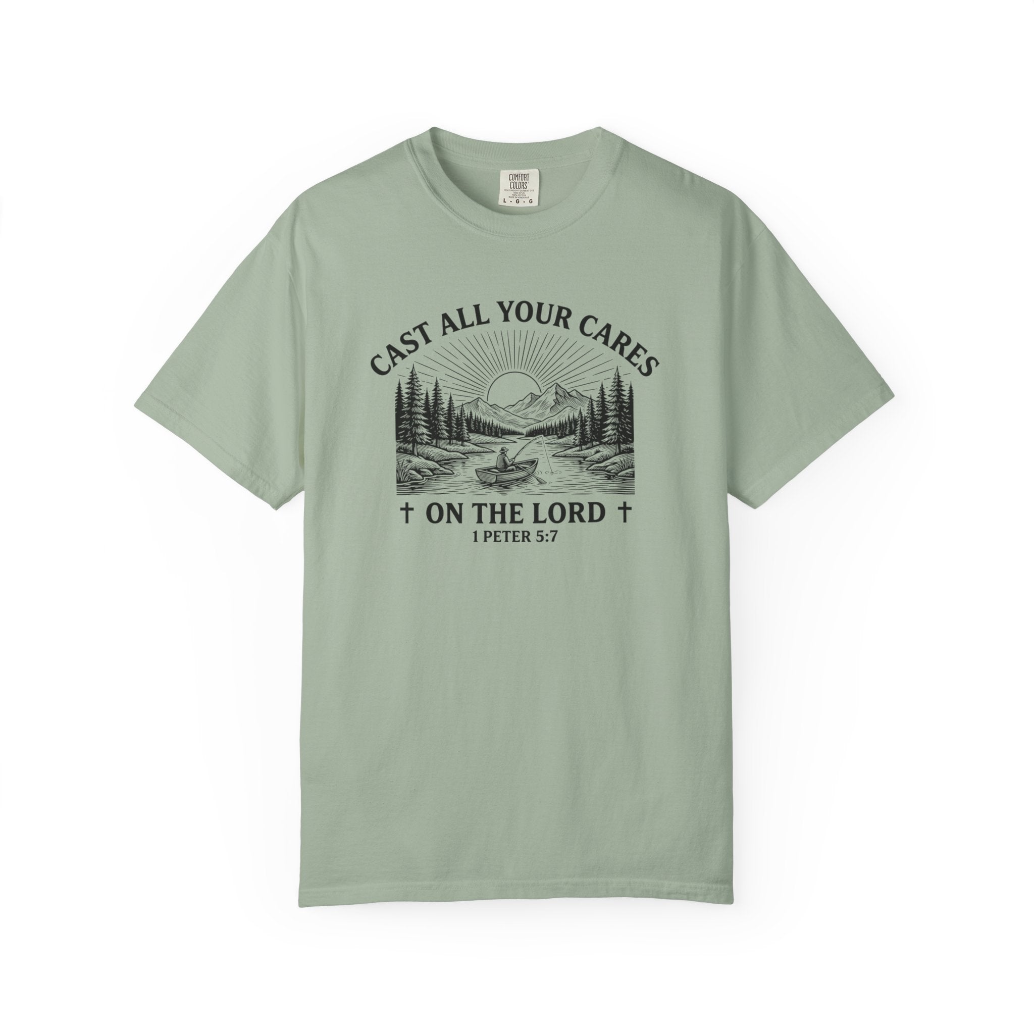 Cast All Your Cares On The Lord Comfort Colors T-shirt