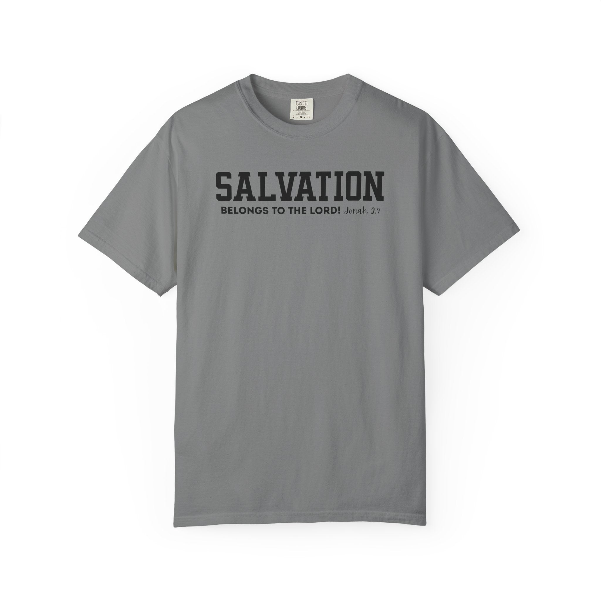 Whale Come Aboard We're Doing God's Will Today Jonah 2_9 Bible Verse Shirt Comfort Colors 1717