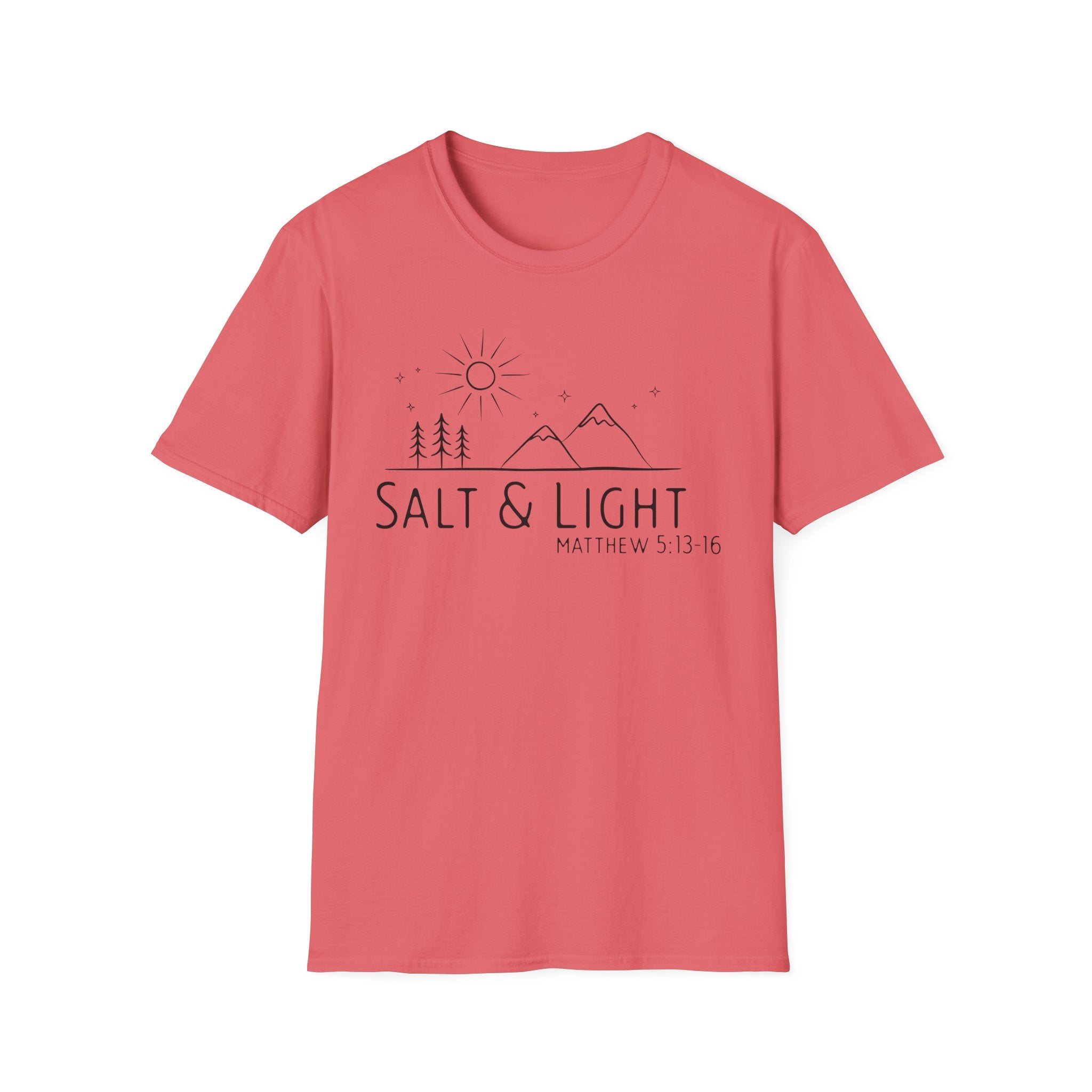 Salt and Light Matthew 5 Bible Verse Tshirt