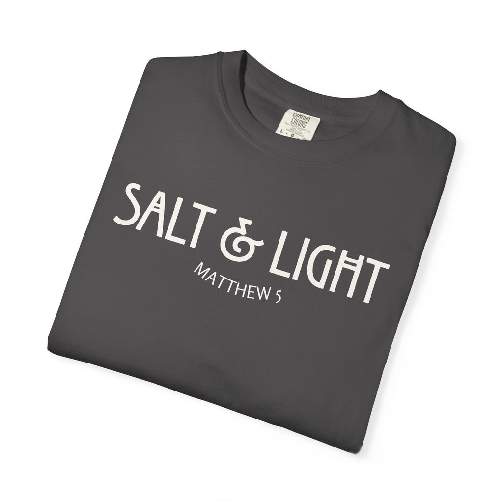 Salt and Light Matthew 5 Bible Verse Shirt Comfort Colors Tee